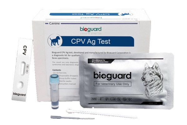 Bioguard CPV Ag Test Parvovirüs Köpek Hızlı Test Kiti