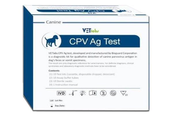 Bioguard CPV Ag Test Parvovirüs Köpek Hızlı Test Kiti