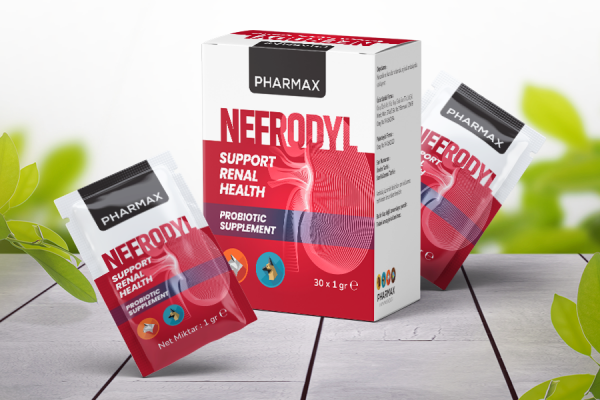 Pharmax Nefrodyl Kedi ve Köpek Renal Sistem Destekleyici Yem Katkısı 30x1 Gr